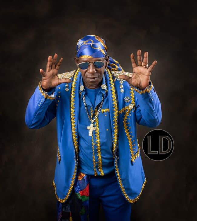 Austin Lyons is Superblue. Lyons was a star from his first song as a calypsonian in a tent, 1980's Soca Baptist, which won the Road March that year.On February 17, 2022 he performed Soca Baptist, and Ethel.